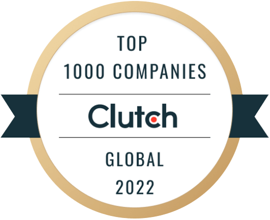 Clutch Top 1000 Company Logo Badge